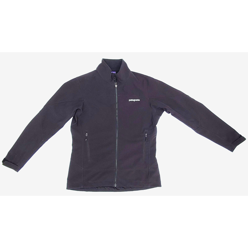Patagonia Adze Hybrid Jacket Polartec Windbloc Softshell Black Women's Large